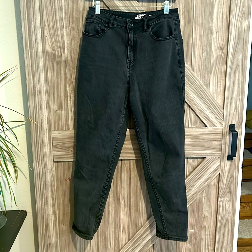 HT Denim Mom Jean Black